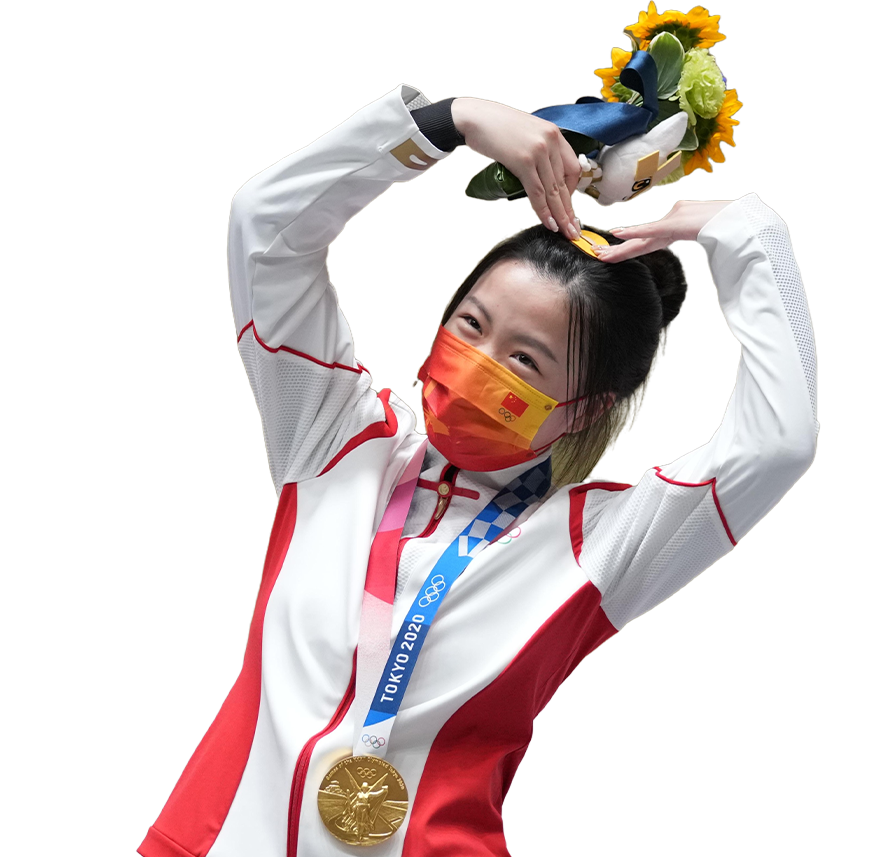 楊倩，追求一種極致的平靜楊 倩2020年東京奧運(yùn)會射擊女子10米氣步槍項(xiàng)目冠軍2020年東京奧運(yùn)會10米氣步槍混合團(tuán)體冠軍